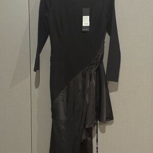 Elliatt Edinburgh Black Asymmetrical  Cocktail Dress